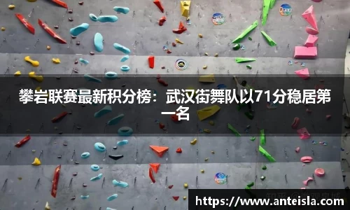 攀岩联赛最新积分榜:武汉街舞队以71分稳居第一名